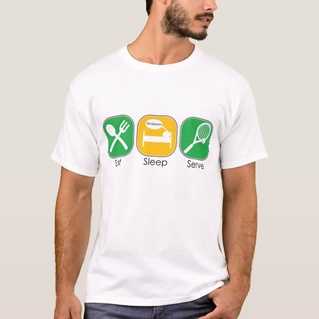 Camiseta Sirve de sueño para comer (Anverso)