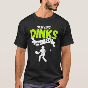 Camiseta Sirviendo Bebidas Desde 1971 Graciosa Pelota De Pi