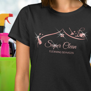 Camiseta Sirvienta Limpieza de Casas servicios de limpieza