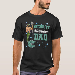 Camiseta Sirvienta Papá Seguridad Tridente Sirvienta Padre