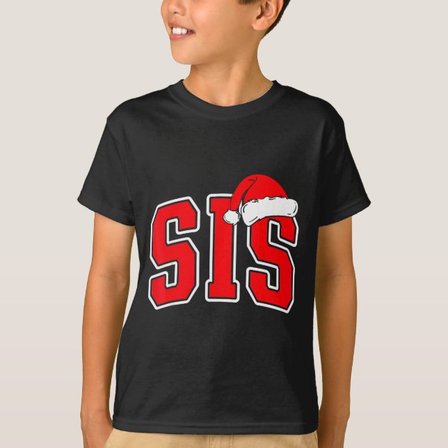 Camiseta Sis Claus Christmas Matching Family Xmas Pajama Si (Anverso)