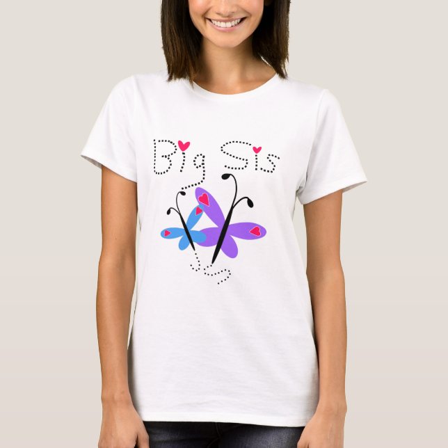Camiseta SIS grande de las mariposas (Anverso)