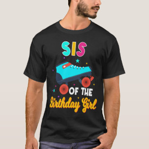 Camiseta Sis of the Birthday Chica Roller Skates Bday Skati