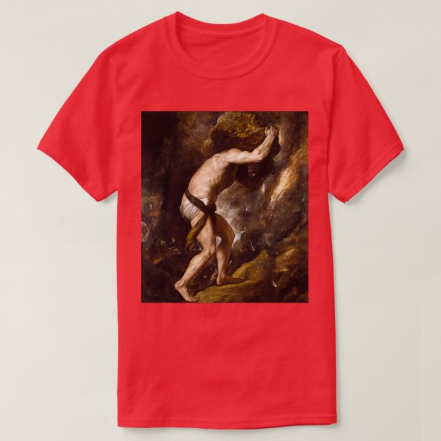 Camiseta Sísifo de Tiziano (Diseño del anverso)