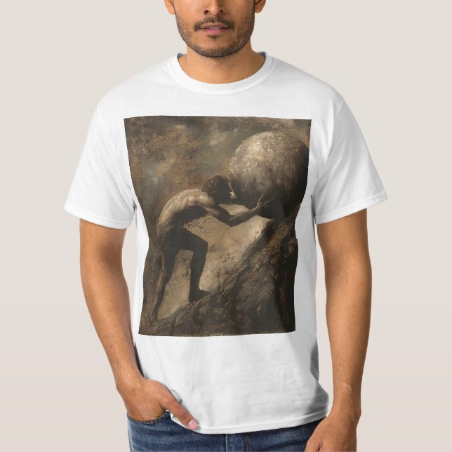 Camiseta Sísifo y su Boulder (Anverso)