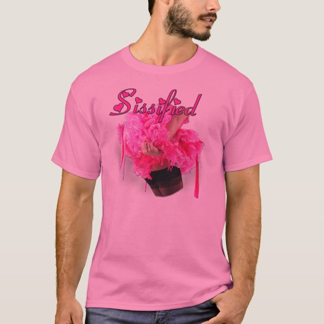 Camiseta Sissificado - Fritos rosados (Anverso)
