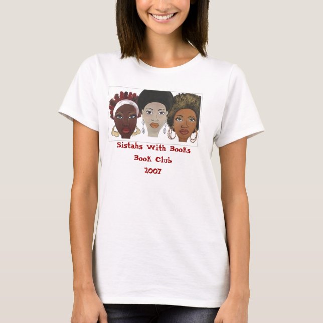 Camiseta Sistahs con los libros (Anverso)