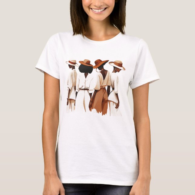 Camiseta Sistas africanas juntas (Anverso)