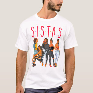 Camiseta Sistas Chica negra magia diversión Melanin Mujeres