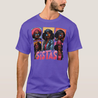 Camiseta Sistas Chicas era hermanas amigas a la moda de f