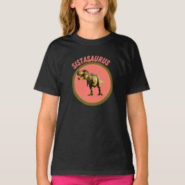 Camiseta Sistasaurus Dinosaur Sister, regalo divertido para