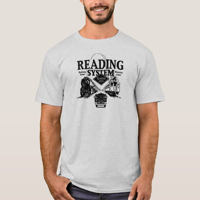 Camiseta Sistema 1942 del ferrocarril de la lectura (Anverso)