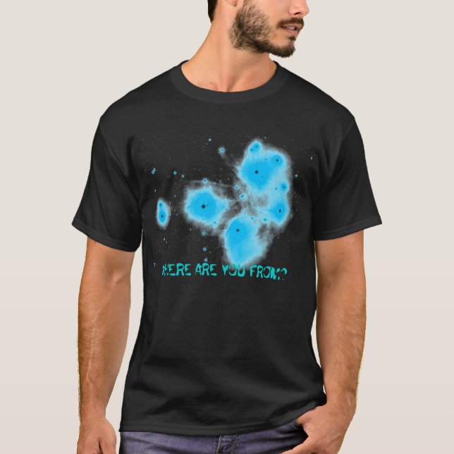 Camiseta Sistema de la estrella de Pleiades (Anverso)