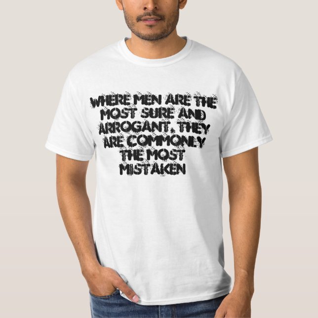 Camiseta sistema de la moda de la epigrama (Anverso)