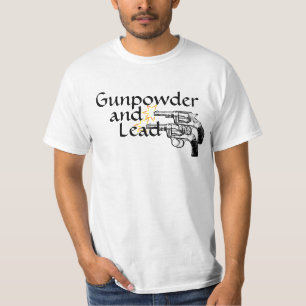Camiseta Sistema de la pistola del revólver de la pólvora