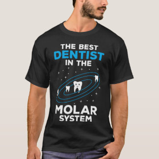 Camiseta Sistema de molar de dentista divertido dientes bla