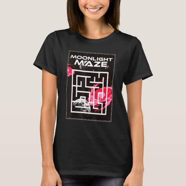 Camiseta Sistema de programación de Maze con luz solar Blac (Anverso)