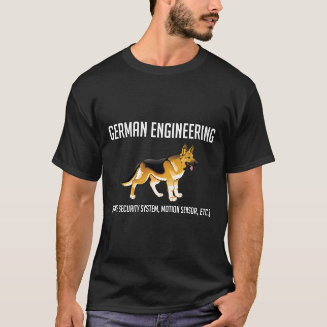 Camiseta Sistema de seguridad de la vivienda de la ingenier (Anverso)