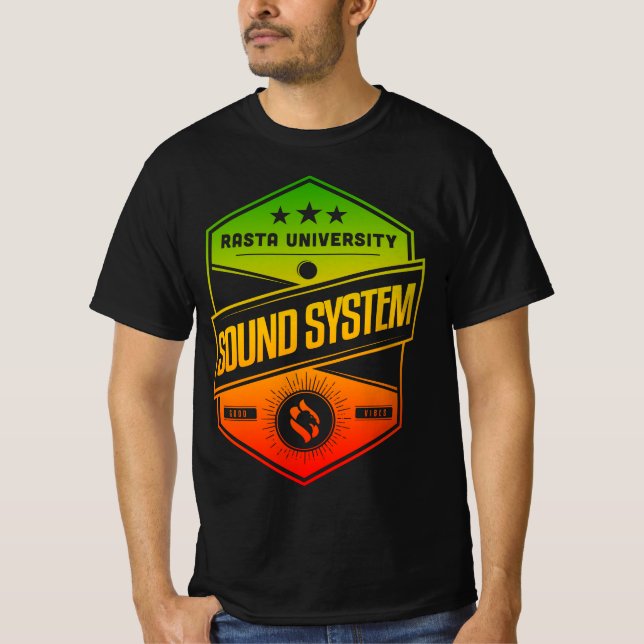 Camiseta Sistema de sonido de la universidad de Rasta Good  (Anverso)