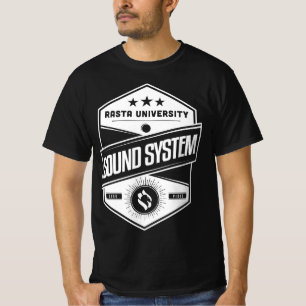 Camiseta Sistema de sonido de la universidad de Rasta Good 