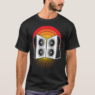 Camiseta Sistema de sonido del ingeniero de sonido de audio