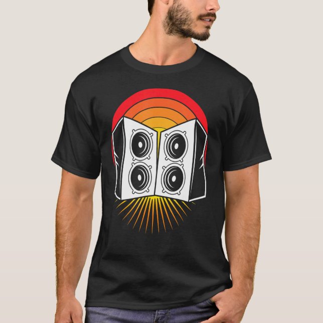 Camiseta Sistema de sonido del ingeniero de sonido de audio (Anverso)
