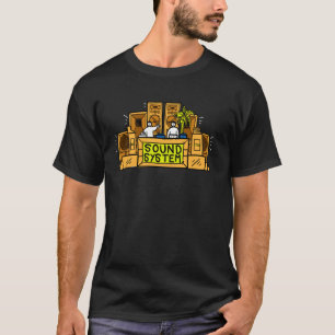 Camiseta Sistema de sonido reggae amantes de la música jama