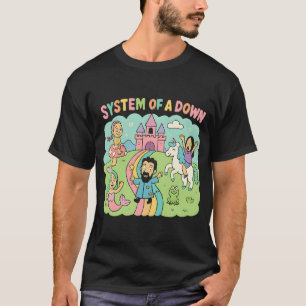 Camiseta Sistema De Un Fantasía Caprichosa Dibujo Animado