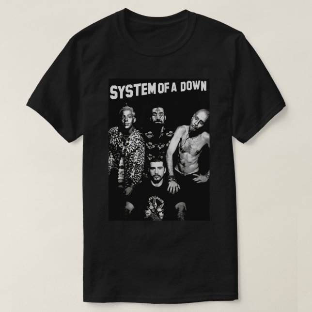 Camiseta Sistema de un mejor logotipo de abajo (Diseño del anverso)