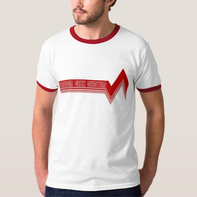 Camiseta Sistema del friki de Famicom (Anverso)