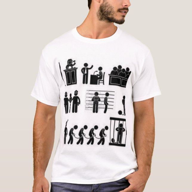 Camiseta Sistema judicial (Anverso)