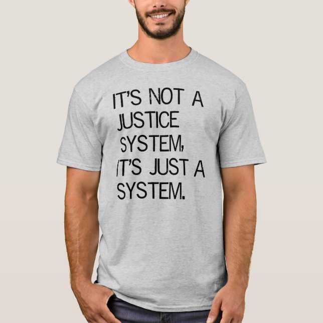 Camiseta Sistema judicial (Anverso)