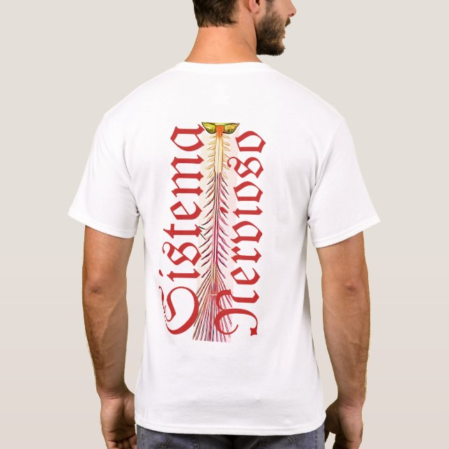Camiseta sistema nervioso (Reverso)