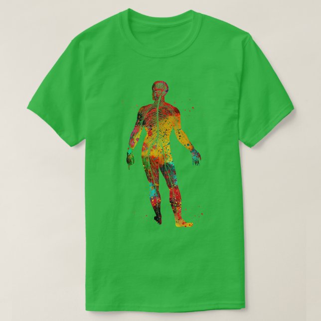 Camiseta Sistema nervioso 1 (Diseño del anverso)