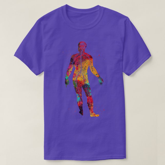 Camiseta Sistema nervioso 1 (Diseño del anverso)
