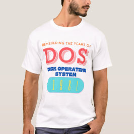 Camiseta Sistema Operativo de Disco (DOS)