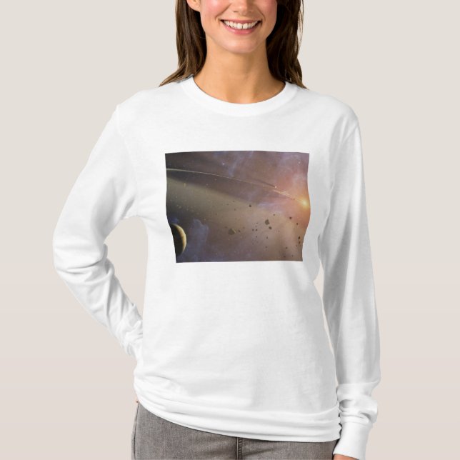 Camiseta Sistema planetario Epsilon Eridani (Anverso)