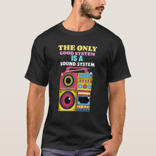 Camiseta Sistema Rave Sound Edm House Techno Dnb Music