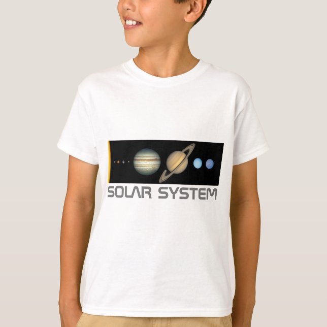 Camiseta Sistema solar (Anverso)
