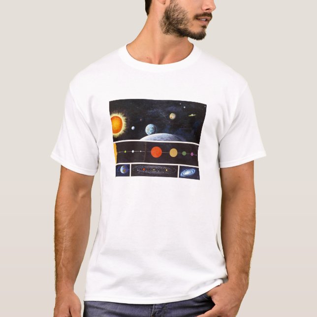 Camiseta Sistema solar (Anverso)