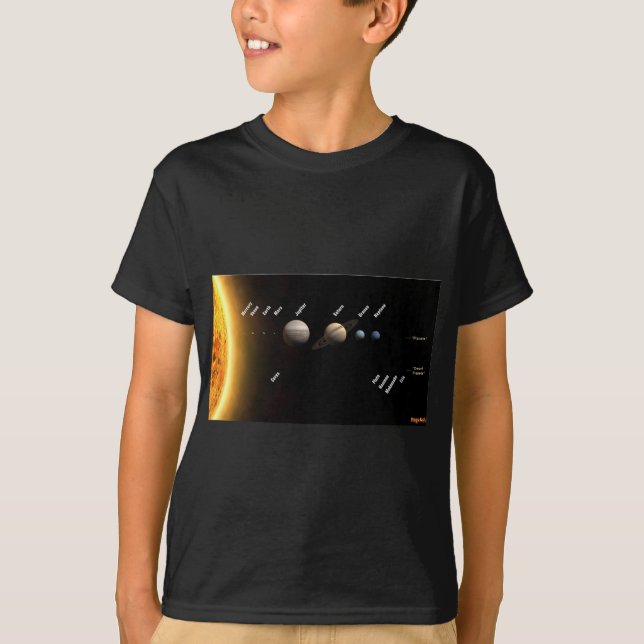 Camiseta Sistema Solar (Anverso)