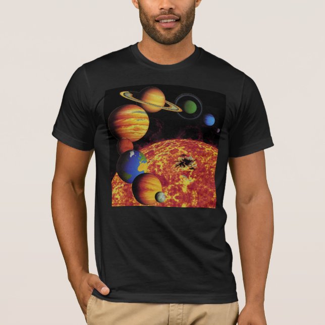 Camiseta Sistema Solar (Anverso)