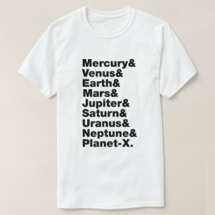 Camiseta Sistema solar