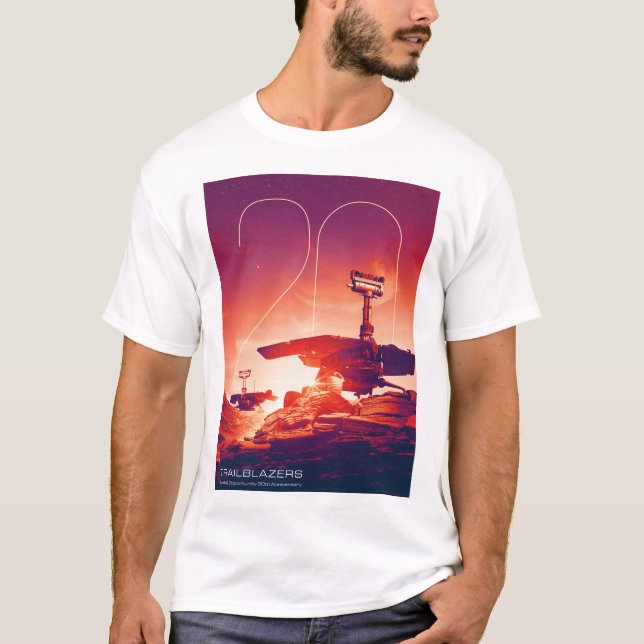 Camiseta Sistema solar, 20 años de espíritu y oportunidad (Anverso)