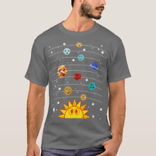Camiseta Sistema solar Astronomía Ciencia Espacio Planetas 
