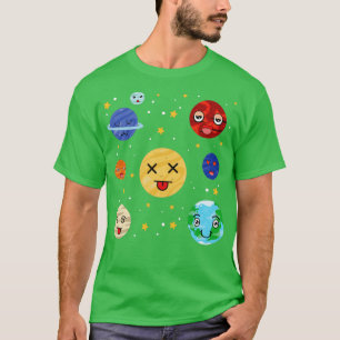 Camiseta Sistema solar Ciencia espacial Astronomía Planetas