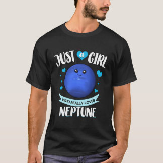 Camiseta Sistema solar de anillo de planetario Neptune