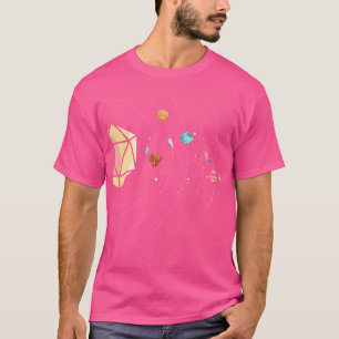 Camiseta Sistema solar de dados 1