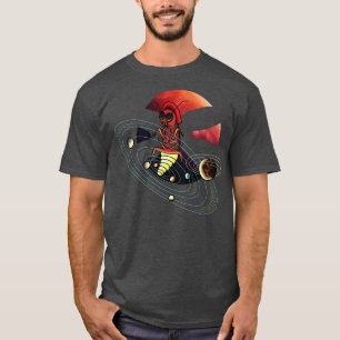 Camiseta Sistema solar de fallos relámpago luce a la m***da
