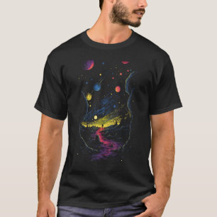 Camiseta Sistema Solar De Galaxia Colorido Sistema Solar Un